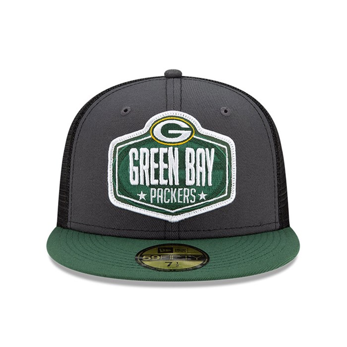 Green Bay Packers NFL Draft 59FIFTY Lippis Harmaat - New Era Lippikset Suomi FI-106794